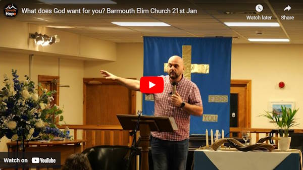steve preaching at barmouth elim church