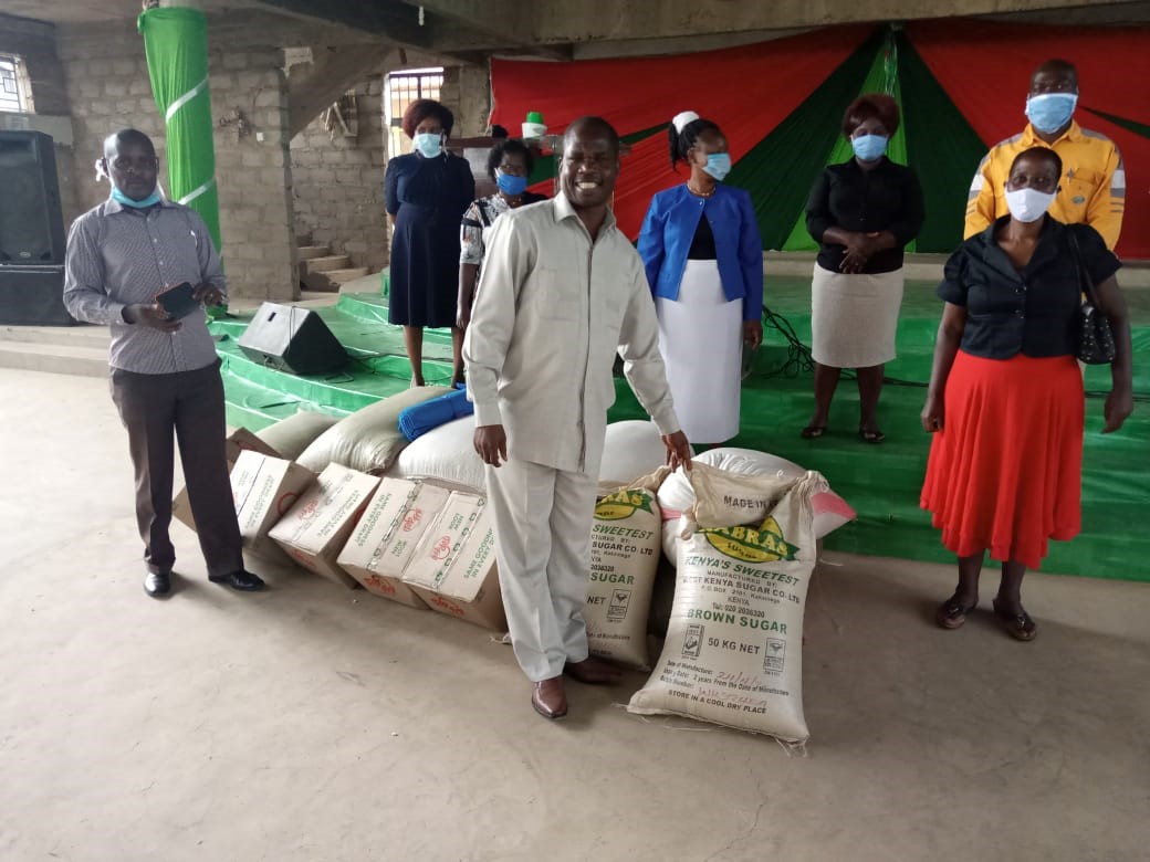 operation hope - africa appeal - june 2020 - bishop raphael and his team of volunteers in kakamega county