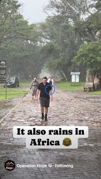 click to view video it also rains in africa