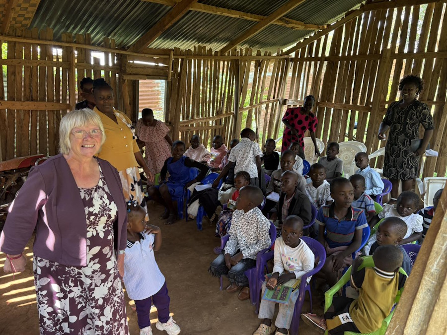 click to view larger image jill with sunday school class